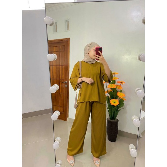 one set kulot//pajamas rayon//pajamas kulot