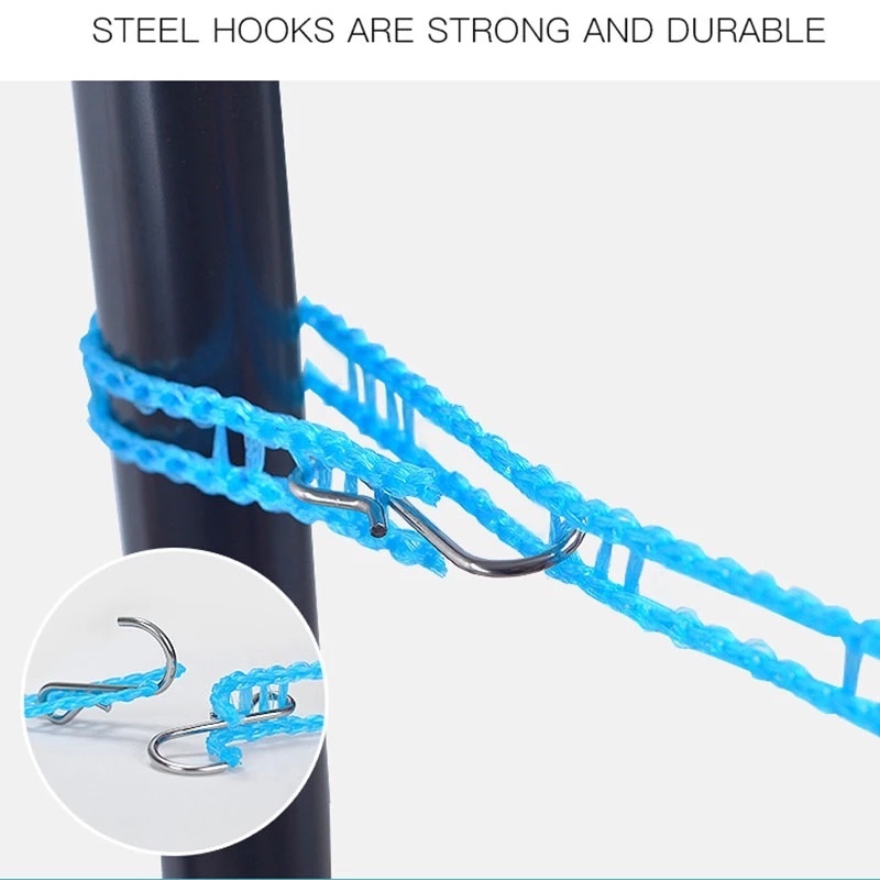 Tali Lanyard Rak Pakaian Portabel Anti Slip Tahan Angin Ukuran 3 / 5M Untuk Travel