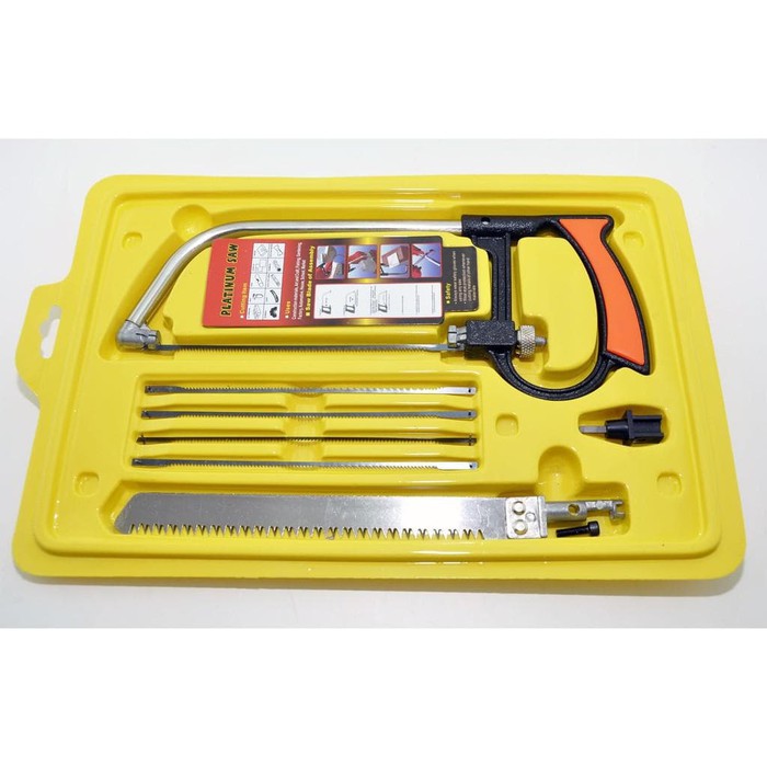 Gergaji Multifungsi Set 3 Way Blade Magic Saw Gergaji Kayu, Besi &amp; Pipa