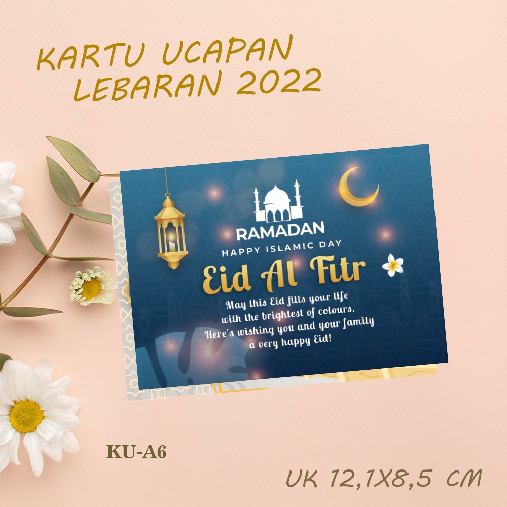 Jual KARTU UCAPAN LEBARAN/GREETING CARD/IDUL FITRI/LEBARAN/UCAPAN