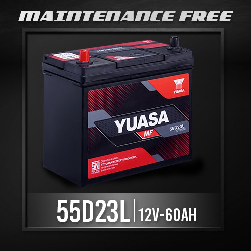Yuasa Aki Mobil 55D23L-MF