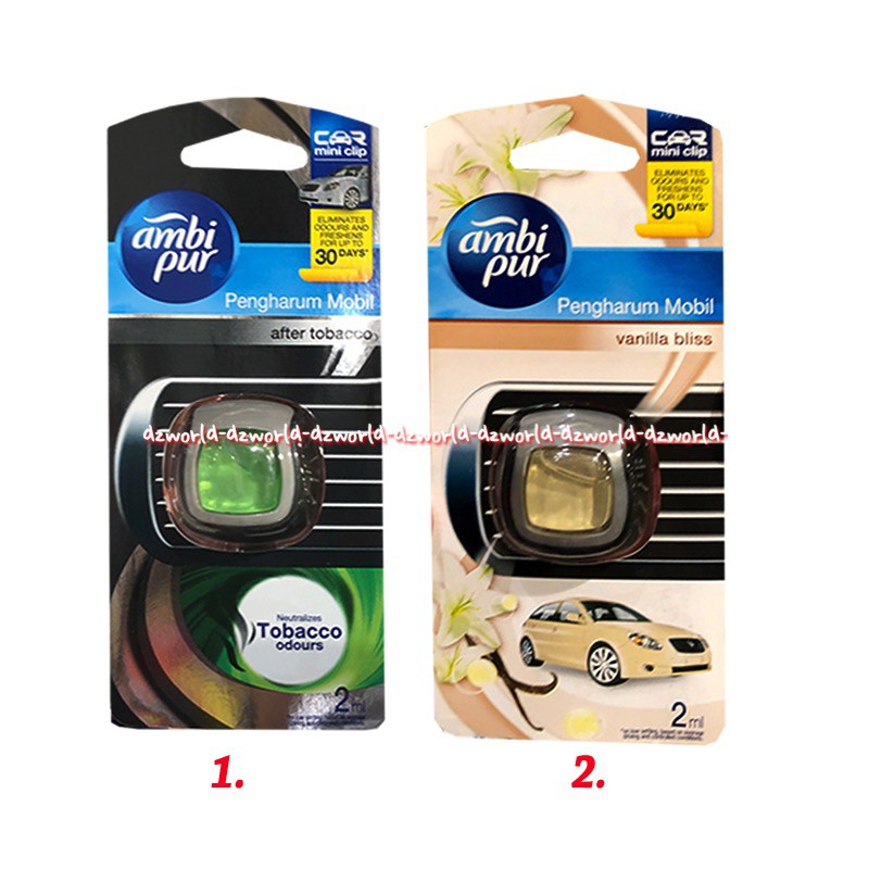 Ambi pur Car Pengharum Mobil AmbiPur Car Mini Clip 30 day 30 Hari Ambipoer cars