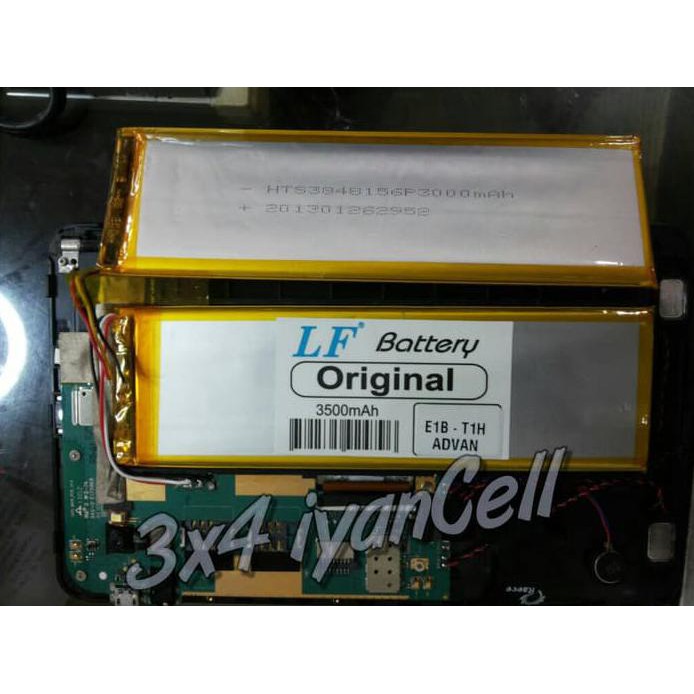 Baterai/Battery Tablet Advan E1B-T1H (3500Mah) 3 Kabel F2B4