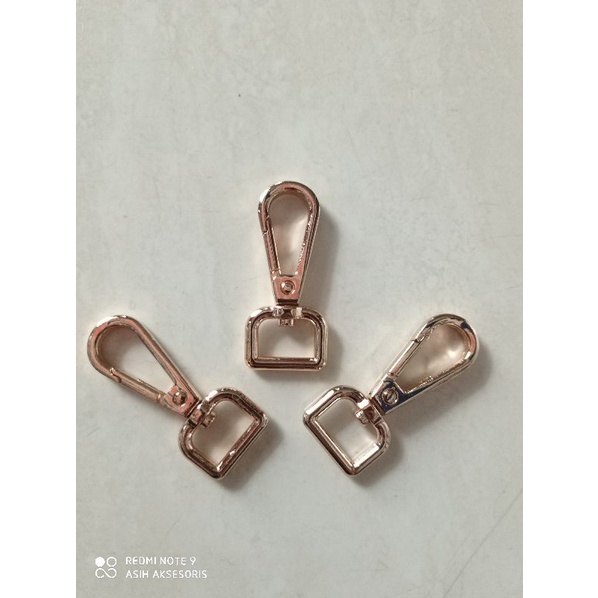 Pengait tas 1,5cm (GK 2415) Rosegold