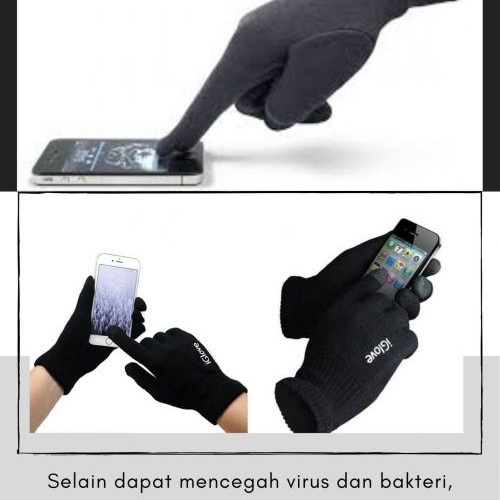 Sarung tangan anti virus bakteri 3pcs