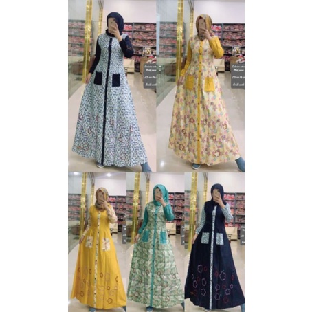 GAMIS KATUN HQ/Gamis Murah/Gamis Inayah/Gamis Katun