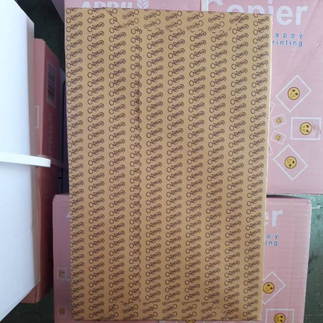 KERTAS BURAM STENSIL KORAN / KERTAS UBI UKURAN F4 (1 RIM)
