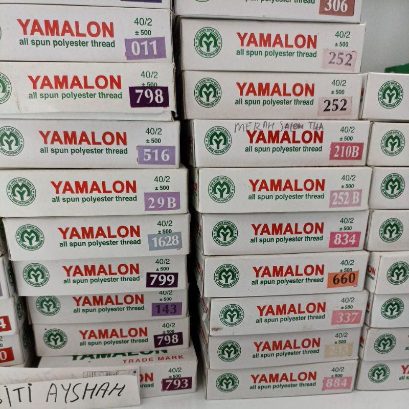 Benang jahit Yamalon unggu 12 biji