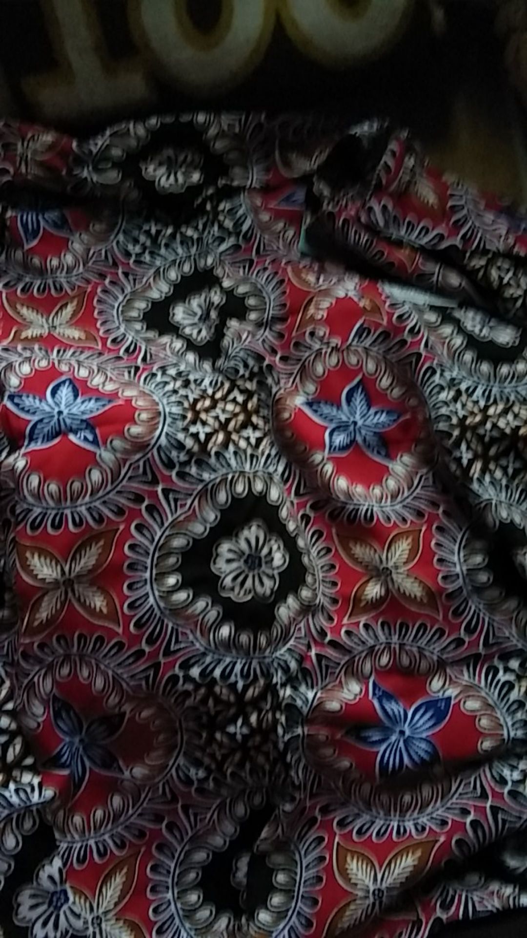 Setelan Celana Pendek Batik Kencana Ungu Prabu