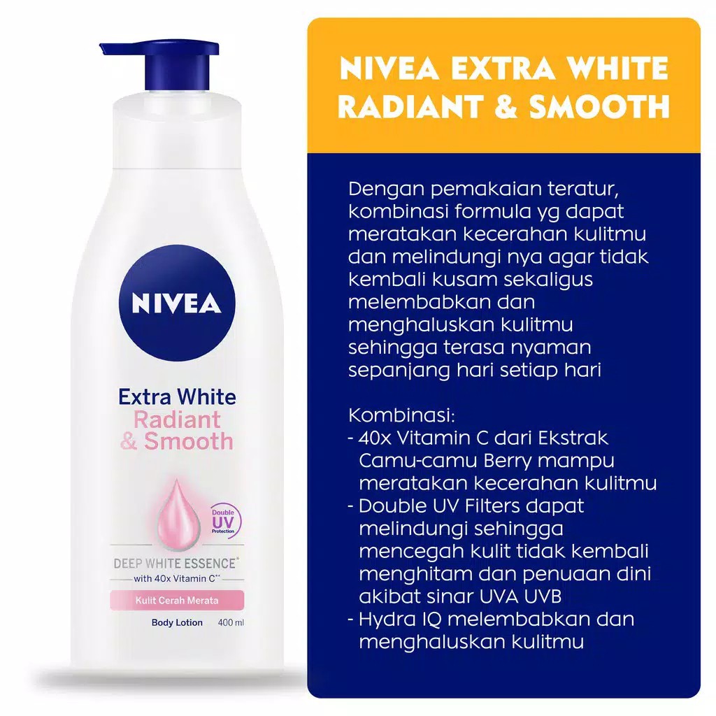 Ingredients Nivea Extra White Radiant And Smooth Online Discount Shop For Electronics Apparel Toys Books Games Computers Shoes Jewelry Watches Baby Products Sports Outdoors Office Products Bed Bath Furniture