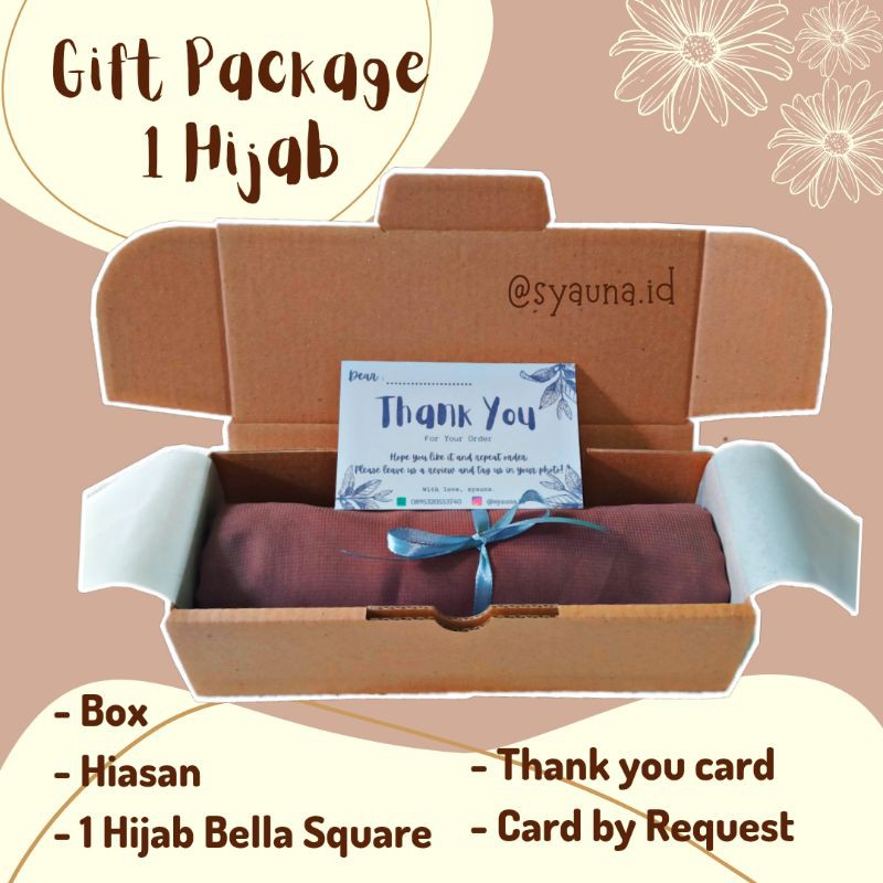 

Gift Package 1 Hijab / Hampers Hijab / Kado Box / Kado Ulangtahun / Kado Wisuda