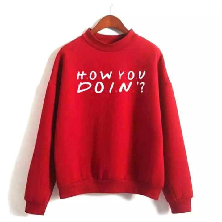 Sweater Hoodie How do you do in Sweater Hoodie Wanita M/L/XL