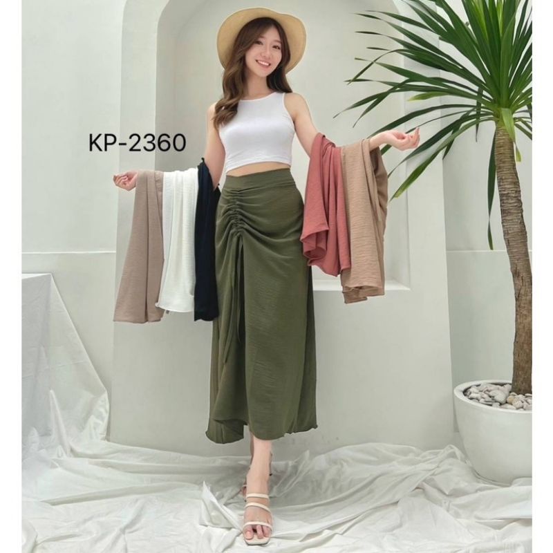 ROK SERUT CRINGKLE AIRFLOW / JOSEPH SKIRT KOREAN CASSUAL DAYLI