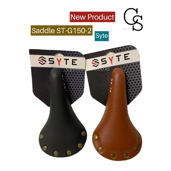 Saddle Sadel Kulit Classic Jok Sepeda Syte ST-G150