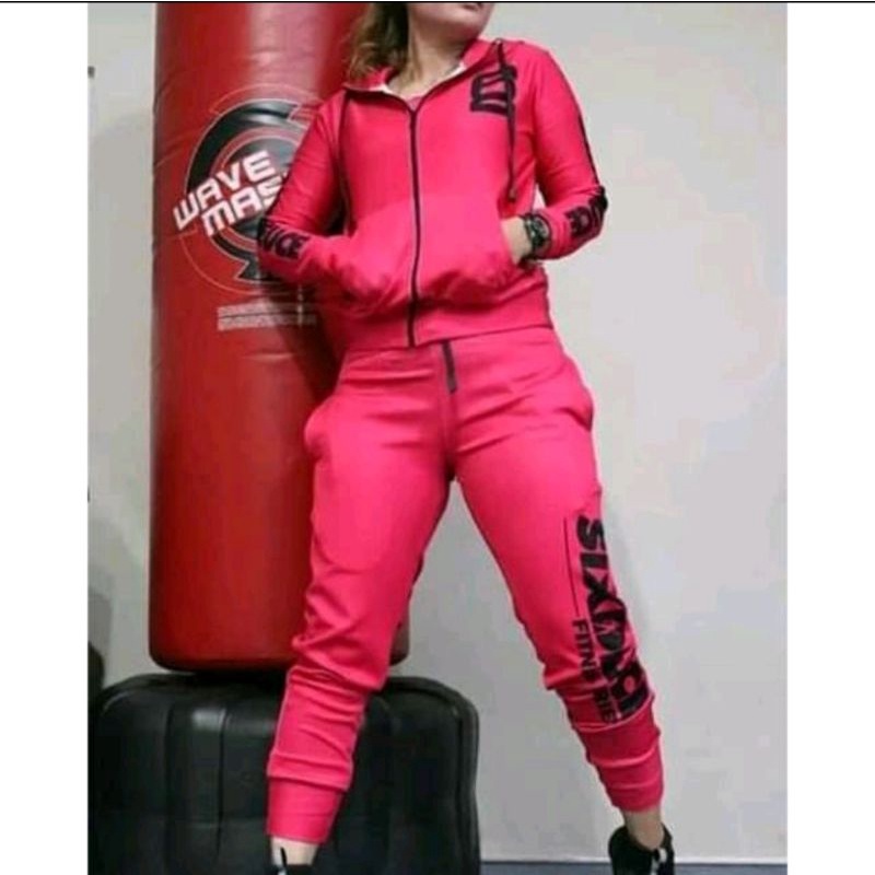 Sxb setelan olhrga jaket Hoodie dan joger