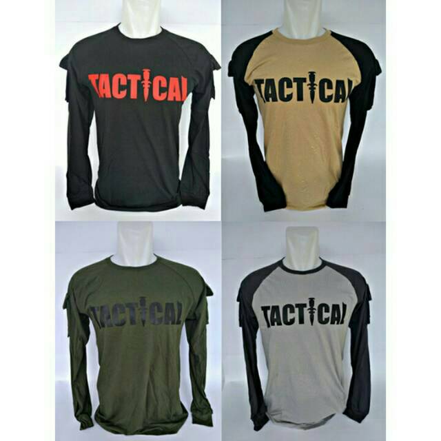 BAJU KAOS LENGAN PANJANG TACTICAL