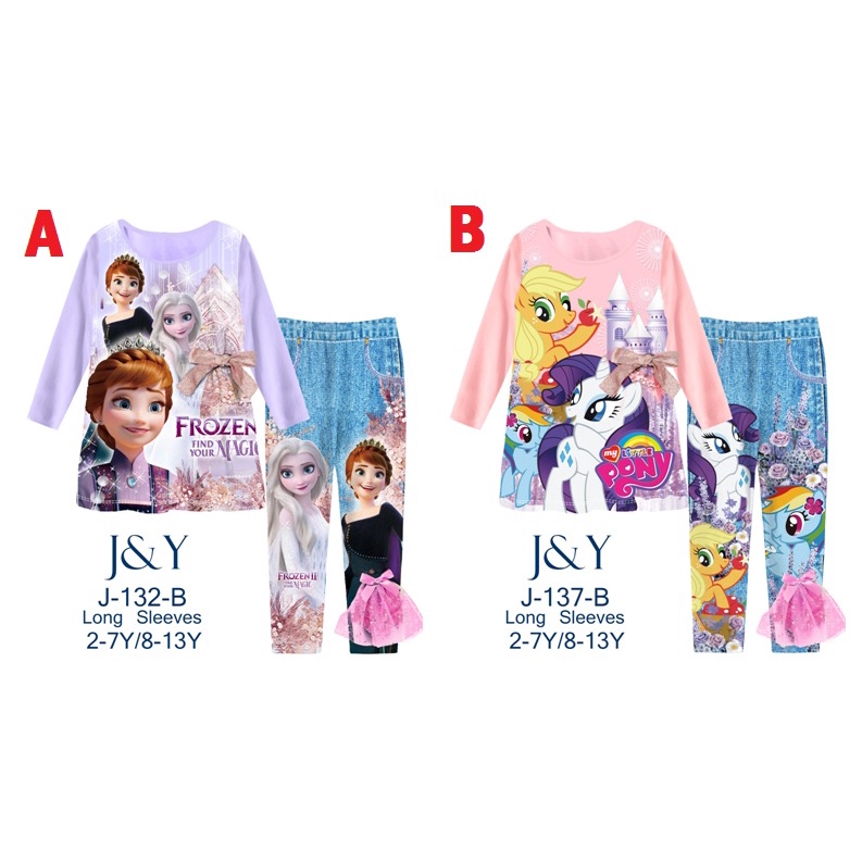 2tahun-13tahun PIYAMA/BAJU TIDUR ANAK PEREMPUAN SKU0012