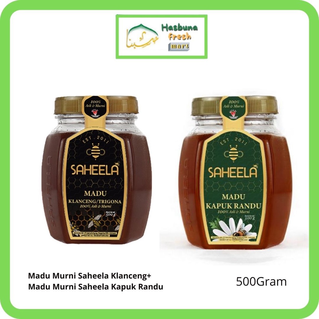 

Saheela Paket 2 Botol Madu Murni Saheela [Kapuk Randu & Klanceng] | 100% Madu Murni Tanpa Campuran Apapun