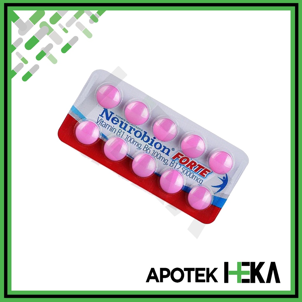 Neurobion Forte CT Strip Isi 10 Tablet - Suplemen Sistem Syaraf (SEMARANG)