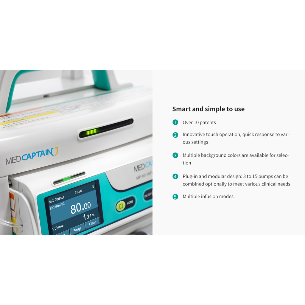 Infusion Pump MP 30 Medcaptain