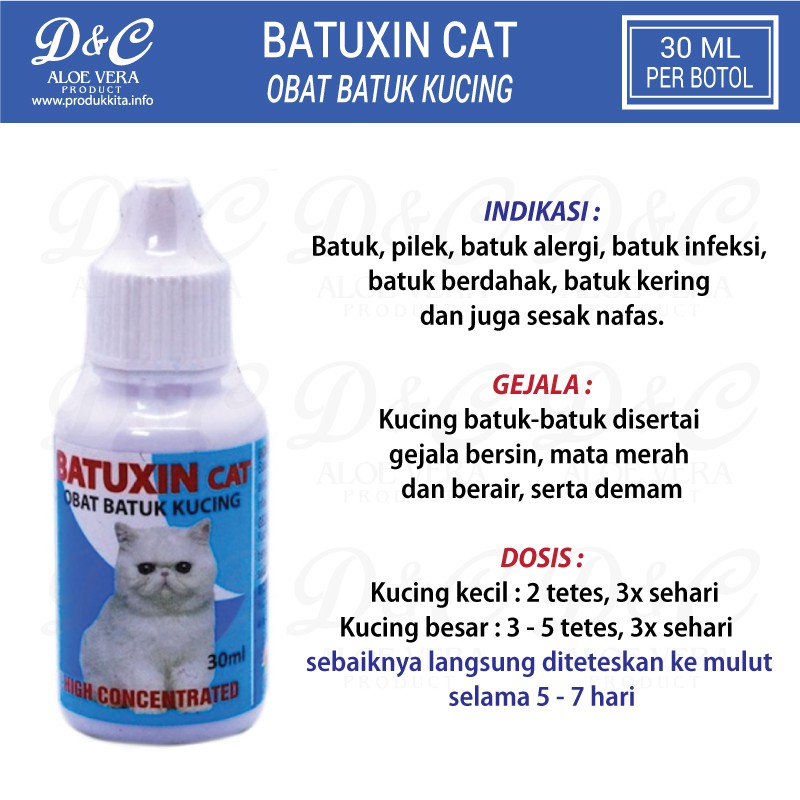 BATUXIN CAT 30ML Obat Batuk Pilek Sesak Nafas Batuk Alergi Kucing