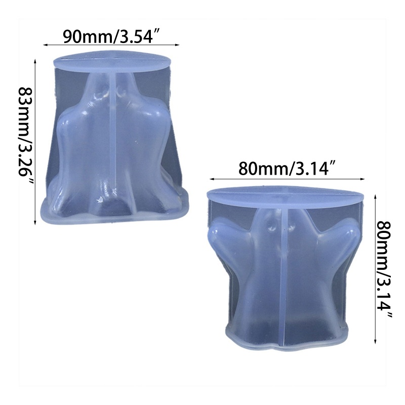Cetakan Sabun / Es Batu / Cokelat Bentuk Hantu 3D Bahan Silikon Untuk Dekorasi Halloween