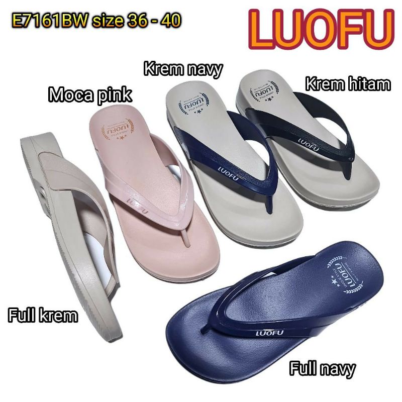 sandal karet luofu cewek