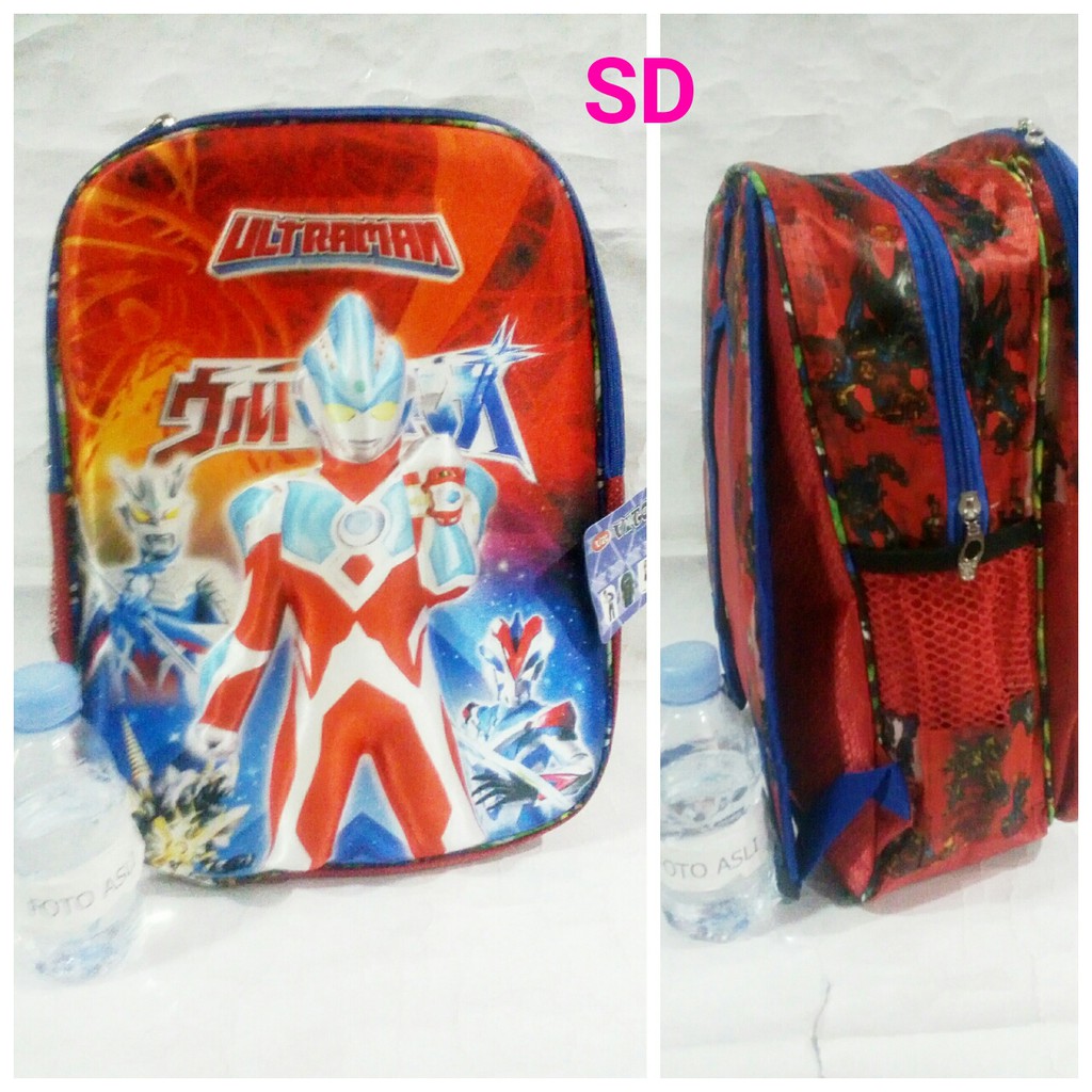 Tas Ultraman Gambar Timbul 3d Bagpack Urutoraman Ransel Laki