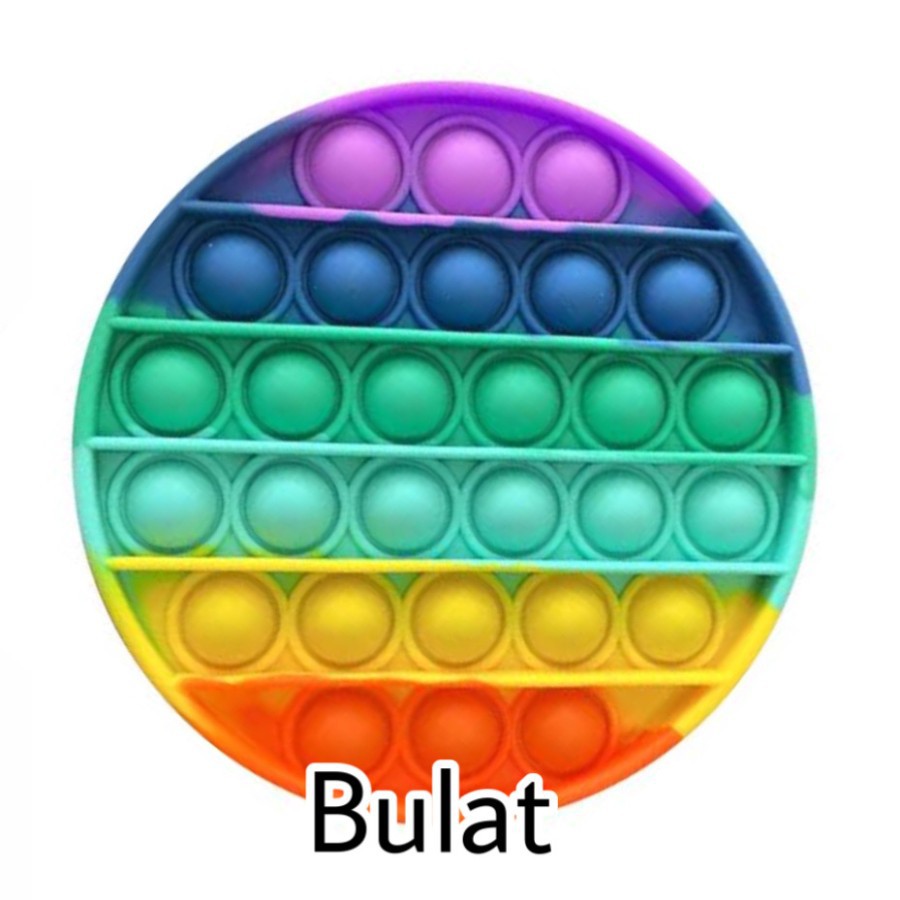 plannetamazing Mainan anak BOOMING Fidget spinner POP IT SUPER MURAH-RAINBOW LINGKARAN
