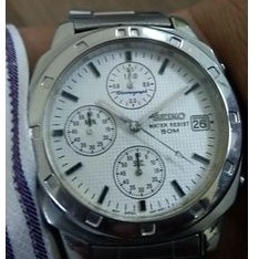 Jam Tangan ORIGINAL SEIKO CHRONO Water Resist 50M Seri V657-9010 R