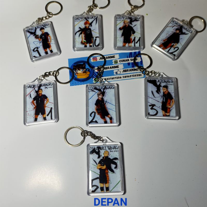 HAIKYUU Gantungan kunci / Keychain Anime / Ganci anime
