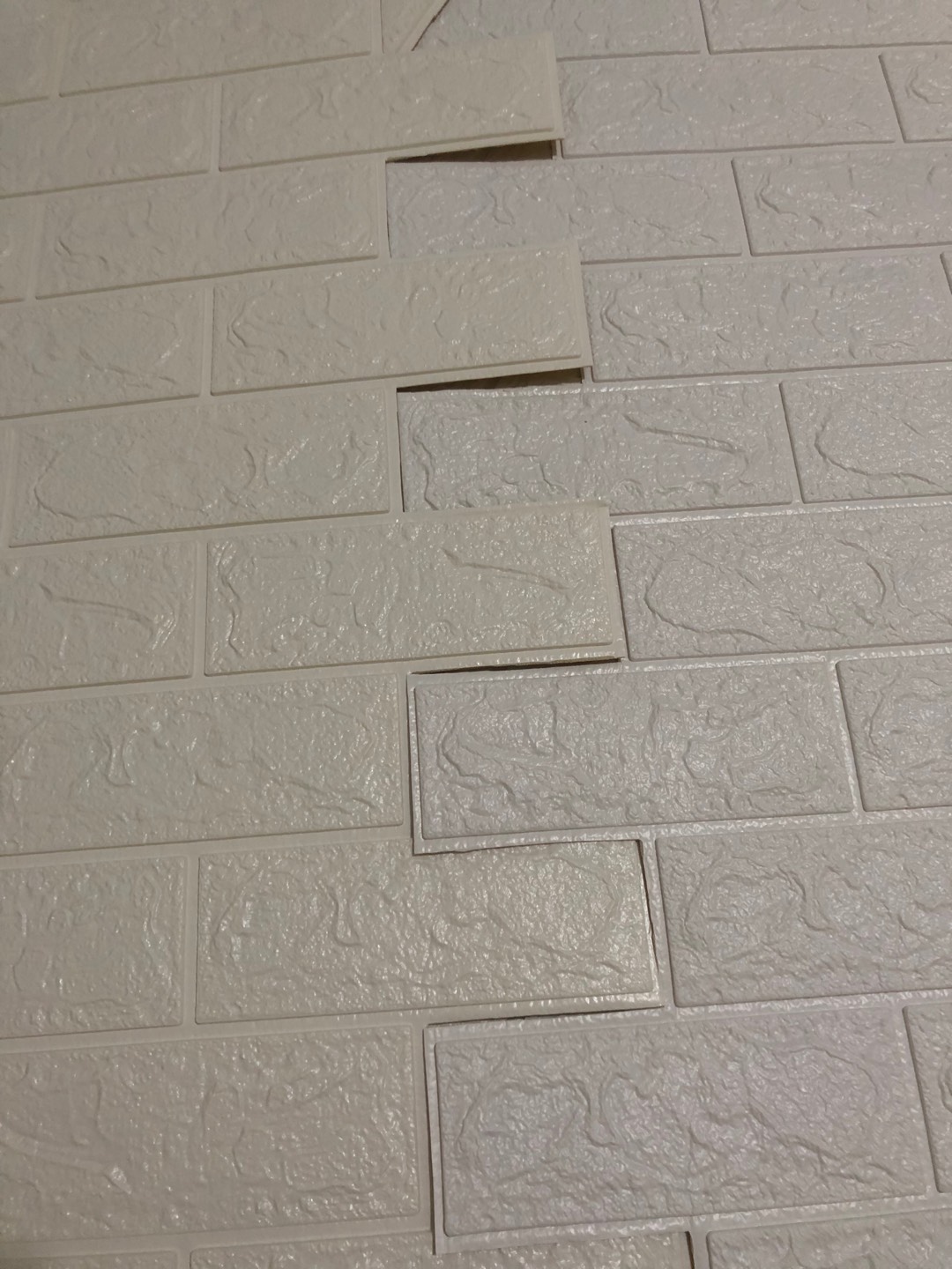 Wallpaper Dinding Motif 3d Foam Bata Modern Ukuran 70x77cm Wall