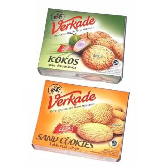 [HALAL] Verkade Sand / Coconut Kukis Rasa Kelapa / Lemon 50gr