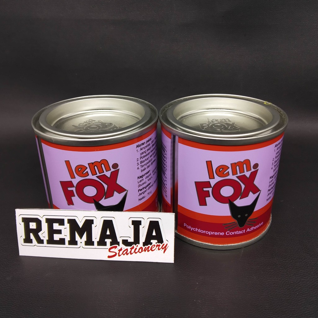 

Lem Fox Kaleng 70 gr