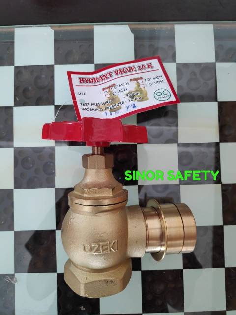 Valve Hydrant 1.5 .5 inch Coupling Machino Kran Pemadam Full Kuning