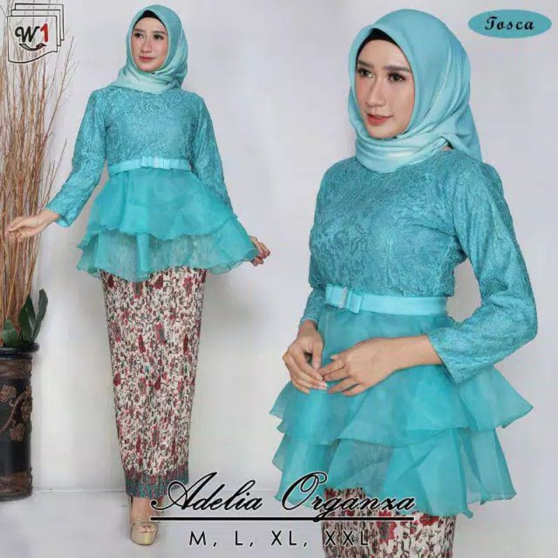 ( COD ) SET KEBAYA ORGANZA ~ KEBAYA WISUDA MODERN ~ KEBAYA PESTA