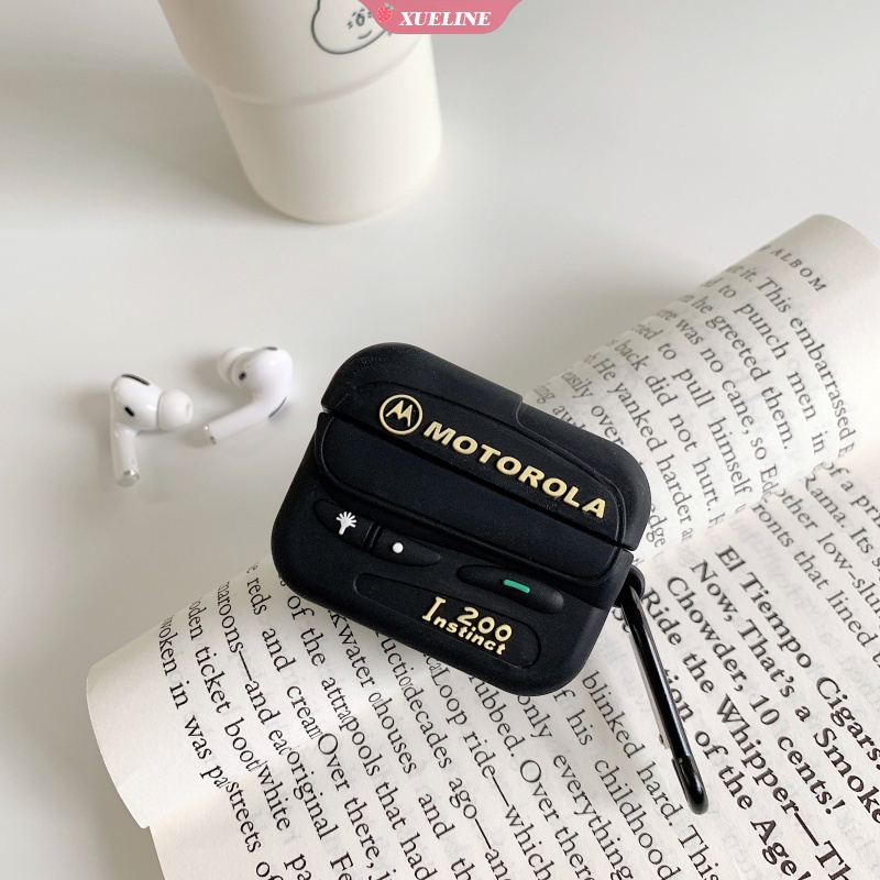 Casing Silikon Motif Kartun Lebah Retro Lucu Anti Jatuh / Gores Untuk Airpods 1 / 2 / Pro