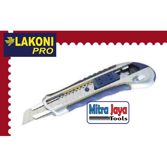 

Sale Lakoni Pro Cutter / Cuter Heavy Duty Cutter Knife 18Mm Zinc Case Hemat