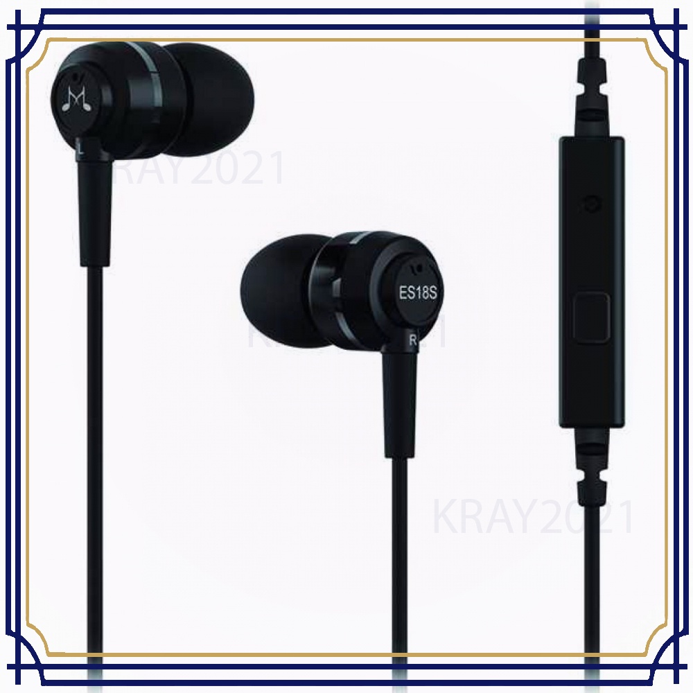 Earphones In-ear Sound Isolating Powerful Bass Mic - EP494