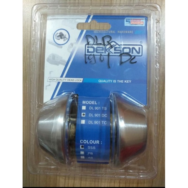 Dead Lock Dekson DL 901 SSS/Kunci Tambahan Pintu DL 901 DC SSS