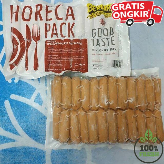 

SOSIS HORECA BERNARDI ISI 45 / SOSIS HORECA 1KG / GOOD TASTE