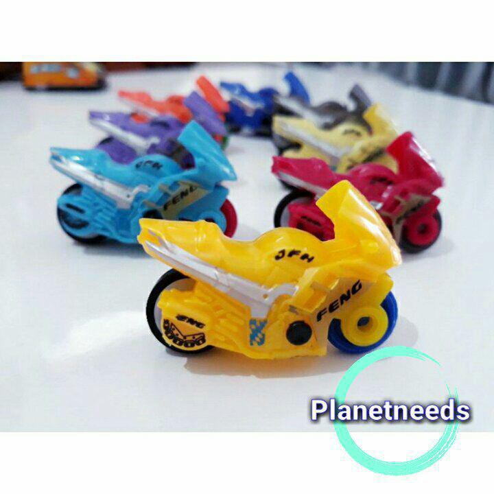 Motor mainan Spin Go / Motor mainan kecil Spingo Murah Mini Warna