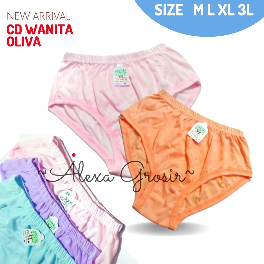 Celana Dalam Wanita Oliva Size M L  XL 3L 4L JUMBO