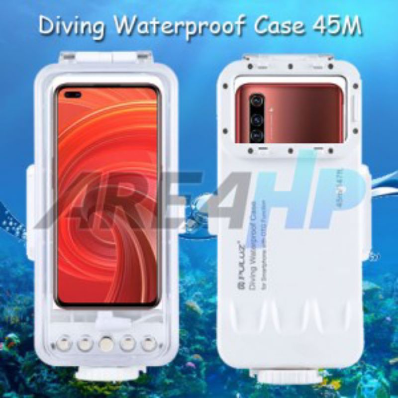 Puluz Diving Waterproof Case Casing Cover 45M Realme X50 Pro 5G