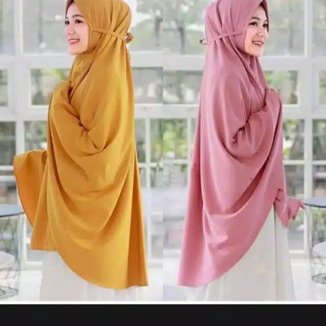 BERGO HANNAH TALI JUMBO XXL NON PAD / PAD HIJAB INSTAN KERUDUNG