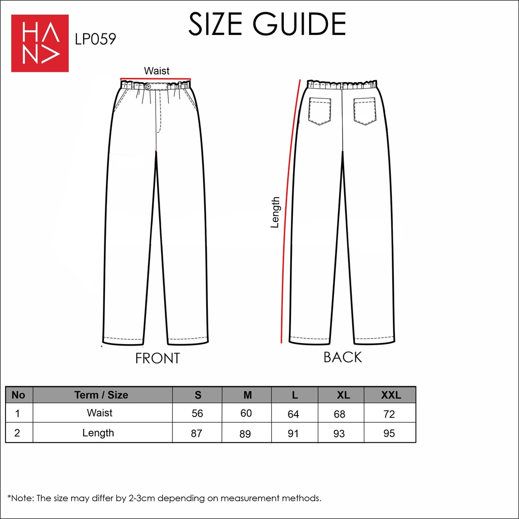 HanaFashion JKT - Riri Long Pants Celana Wanita Kerja - LP059