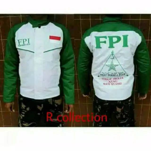 Jaket FPI/hitam/putih