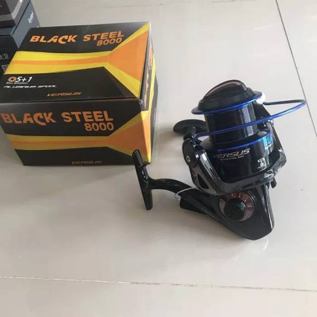 Reel versus black steal 8000