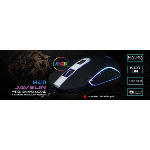 Mouse gaming imperion Javelin M410 rgb &amp; macro - Imperion m-410