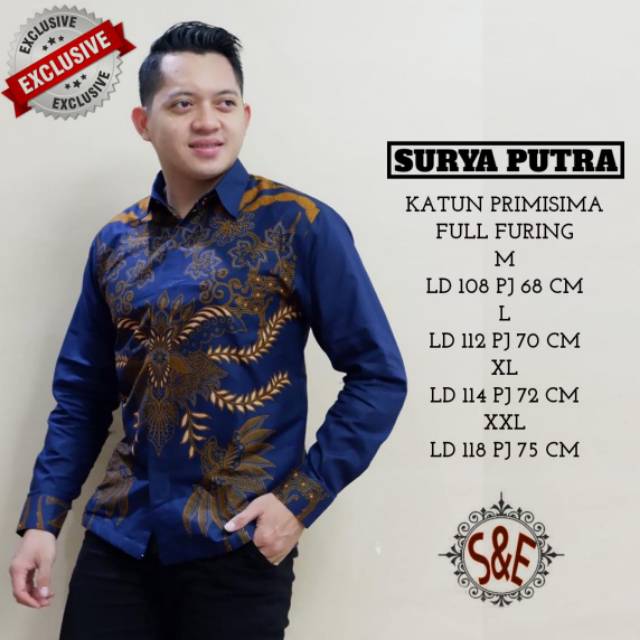 Surya putra kemeja Batik by S&E